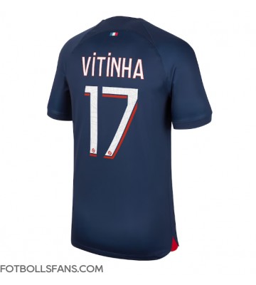 Paris Saint-Germain Vitinha Ferreira #17 Replika Hemmatröja 2023-24 Kortärmad